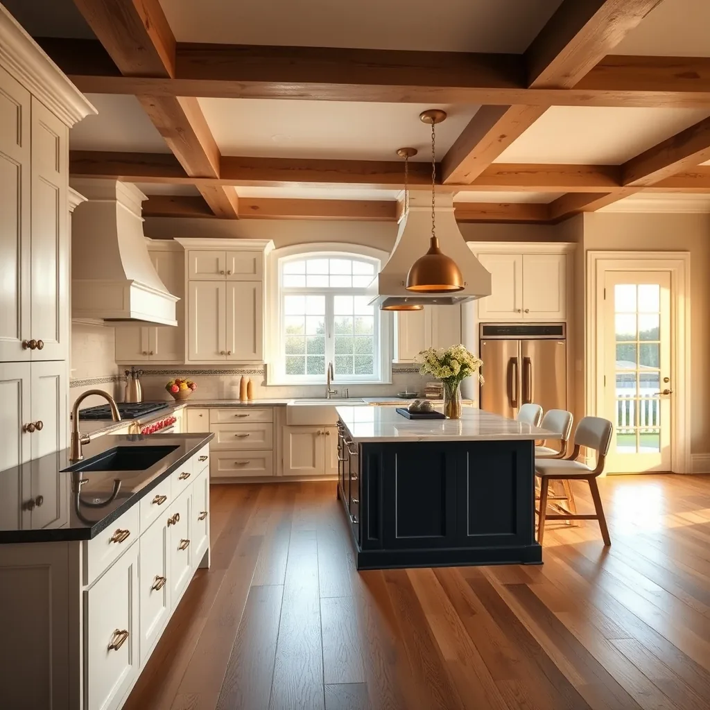 Custom Maryland Colonial kitchen — design and build by Eagle Home Improvements